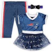 Jerry Leigh Infant Navy New England Patriots Tailgate Tutu Game Day Costume Set