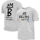 Men's New Era White Brooklyn Nets 2022/23 City Edition Brushed Jersey T-Shirt