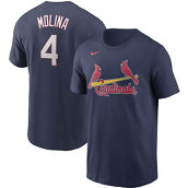 Nike Men's Yadier Molina Navy St. Louis Cardinals Name & Number T-Shirt