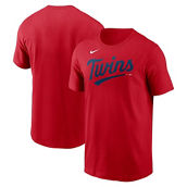 Men's Nike Red Minnesota Twins 2023 Wordmark T-Shirt