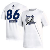 Men's adidas Nikita Kucherov White Tampa Bay Lightning Reverse Retro 2.0 Name & Number T-Shirt