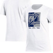 adidas Women's White Tampa Bay Lightning Reverse Retro 2.0 Playmaker T-Shirt