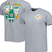 Image One Men's Gray Colorado State Rams Pennant Comfort Color T-Shirt