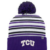 Top of the World Men's Purple TCU Horned Frogs Dash Cuffed Knit Hat with Pom