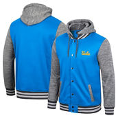 Colosseum Men's Blue UCLA Bruins Robinson Hoodie Full-Snap Jacket
