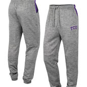 Men's Colosseum Gray TCU Horned Frogs Worlds to Conquer Sweatpants