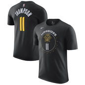 Men's Nike Klay Thompson Black Golden State Warriors 2022/23 City Edition Name & Number T-Shirt