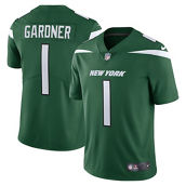 Men's Nike Ahmad Sauce Gardner Green New York Jets Vapor Limited Jersey