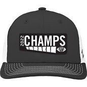 Men's Zephyr Charcoal/White Utah Utes 2022 PAC-12 Champions  Locker Room Adjustable Hat