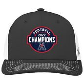 Men's Zephyr Charcoal/White Tulane Green Wave 2022 AAC Conference Champions  Locker Room Adjustable Trucker Hat