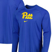 Men's Nike Royal Pitt Panthers Spotlight Raglan Performance Long Sleeve T-Shirt