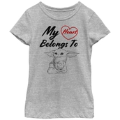 Girls Mandalorian Heart Belong To The Child T-Shirt