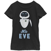 Girls Pixar-Wall E His Eve T-Shirt
