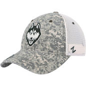 Men's Zephyr Camo/Khaki UConn Huskies OHT Military Appreciation Ranger 2 Trucker Snapback Hat