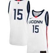 Nike Unisex #15 White UConn Huskies Women's Basketball Replica Jersey