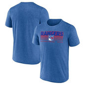 Men's Fanatics Branded Heathered Blue New York Rangers Prodigy Performance T-Shirt