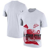 Men's Nike White Ohio State Buckeyes Basketball 90s Hoop Max T-Shirt