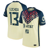 Nike Youth Guillermo Ochoa Yellow Club America 2021/22 Home Breathe Stadium Replica Player Jersey
