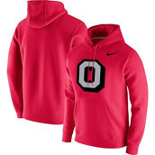 Nike Men's Scarlet Ohio State Buckeyes Vintage School Logo Pullover Hoodie