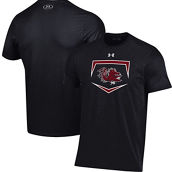 Under Armour Men's Black South Carolina Gamecocks Baseball Base Logo T-Shirt
