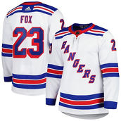 Men's adidas Adam Fox White New York Rangers Away Authentic Pro Primegreen Player Jersey