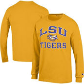 Champion Men's Gold LSU Tigers High Motor Long Sleeve T-Shirt