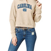 League Collegiate Wear Women's Cream North Carolina Tar Heels Classic Campus Corded Timber Sweatshirt