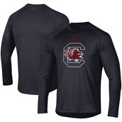 Under Armour Men's Black South Carolina Gamecocks School Logo Tech 2.0 Performance Long Sleeve T-Shirt