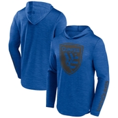 Fanatics Branded Men's Blue San Jose Earthquakes First Period Space-Dye Pullover Hoodie