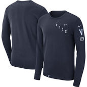 Nike Men's Navy Virginia Cavaliers Repeat Logo 2-Hit Long Sleeve T-Shirt