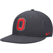 Nike Men's Anthracite Ohio State Buckeyes Aero True Baseball Performance Fitted Hat
