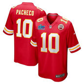 Nike Men's Isiah Pacheco Red Kansas City Chiefs Super Bowl LVII Patch Game Jersey