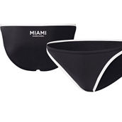 G-III 4Her by Carl Banks Women's Black Miami Hurricanes Play Action Bikini Bottoms