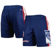 Mitchell & Ness Men's Navy New York Rangers City Collection Mesh Shorts