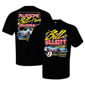 Checkered Flag Men's Black Bill Elliott Dawsonville Two-Sided T-Shirt