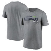 Nike Men's Heather Gray Seattle Seahawks Legend Team Shoutout Performance T-Shirt