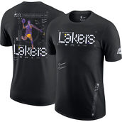 Nike Men's Black Los Angeles Lakers Courtside Air Traffic Control Max90 T-Shirt