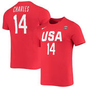 Nike Women's Tina Charles USA Basketball Red Name & Number Performance T-shirt