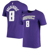 Nike Men's Bogdan Bogdanovic Purple Sacramento Kings Name & Number Performance T-Shirt