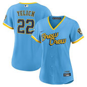 Nike Women's Christian Yelich Powder Blue Milwaukee Brewers 2022 City Connect Replica Player Jersey