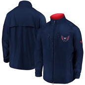 Fanatics Branded Men's Navy Washington Capitals Authentic Pro Locker Room Rink Raglan Full-Zip Jacket