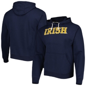 League Collegiate Wear Men's Navy Notre Dame Fighting Irish Local Essential Fleece Pullover Hoodie