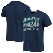 Homage Men's Homage Ken Griffey Jr. Navy Seattle Mariners Remix Jersey Tri-Blend T-Shirt