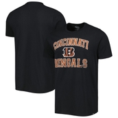 '47 Men's Black Cincinnati Bengals Union Arch Franklin T-Shirt