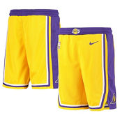 Nike Youth Gold Los Angeles Lakers 2020/21 Swingman Shorts - Icon Edition