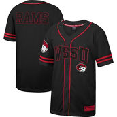 Colosseum Men's Black Winston-Salem State Rams Free Spirited Mesh Button-Up Baseball Jersey