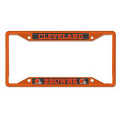 WinCraft Cleveland Browns Chrome Color License Plate Frame