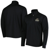 Champion Men's Black Purdue Boilermakers Textured Quarter-Zip Jacket