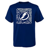 Outerstuff Youth Blue Tampa Bay Lightning Divide T-Shirt