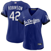Nike Women's Jackie Robinson Royal Los Angeles Dodgers City Connect Replica Player Jersey